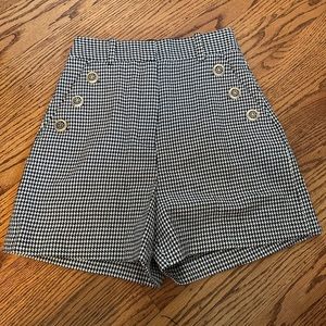 Zara high waist short, Size XS, NWT